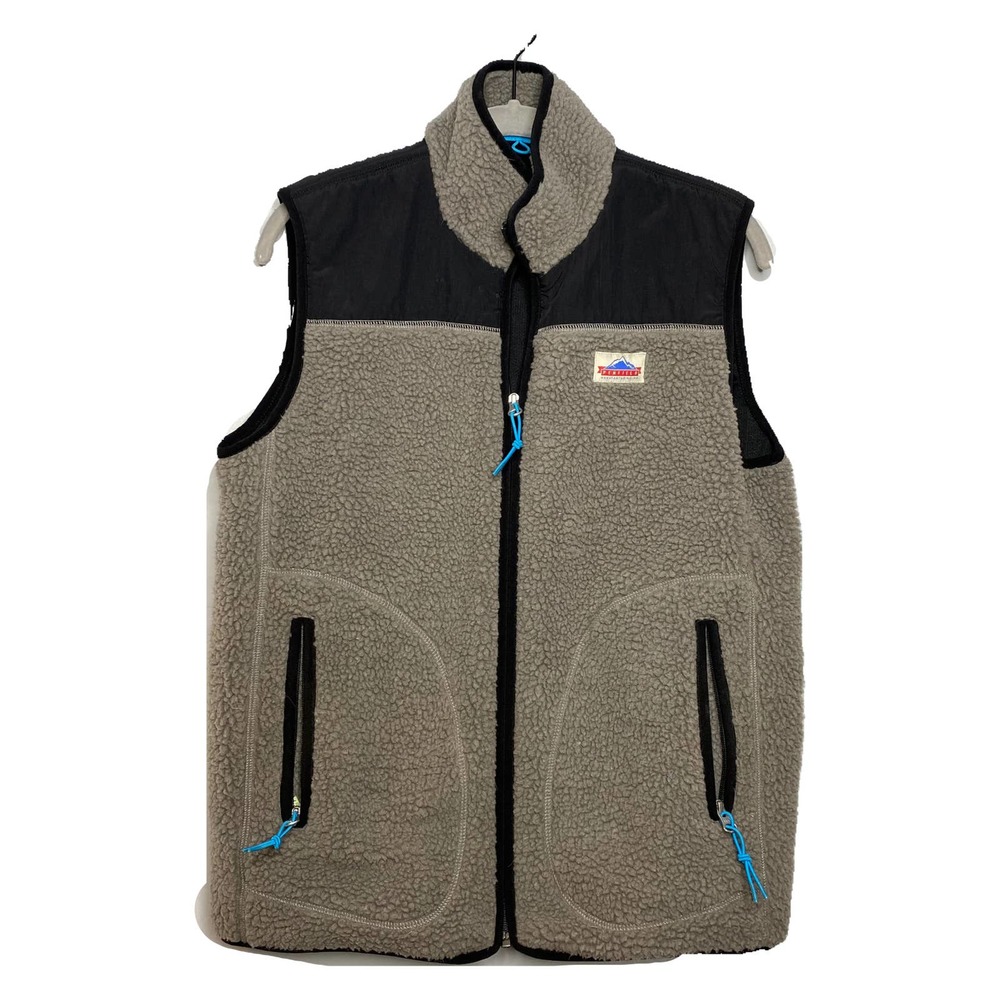 Penfield Mattawa Mens Sherpa Fleece Gray Vest M